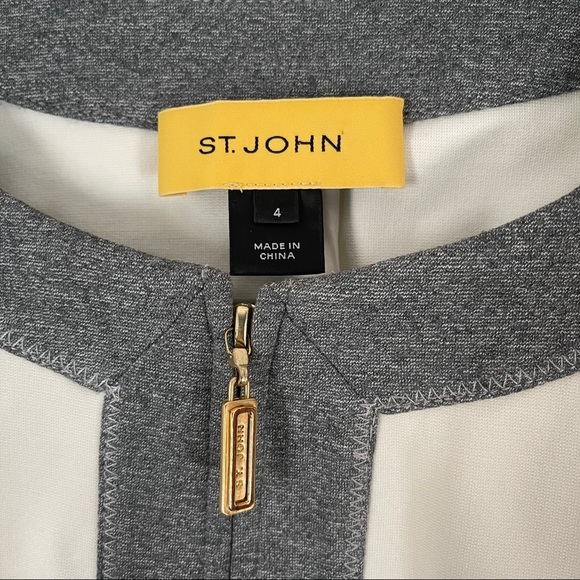 St John Colorblock Full Zip Blazer - Picture 3 of 12